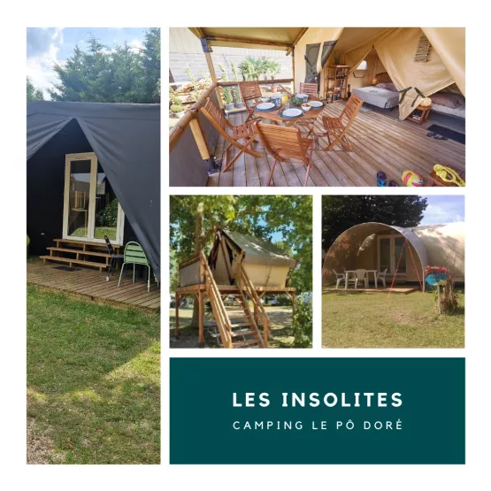 Glamping at Camping Le Pô Doré: Sleep Differently!